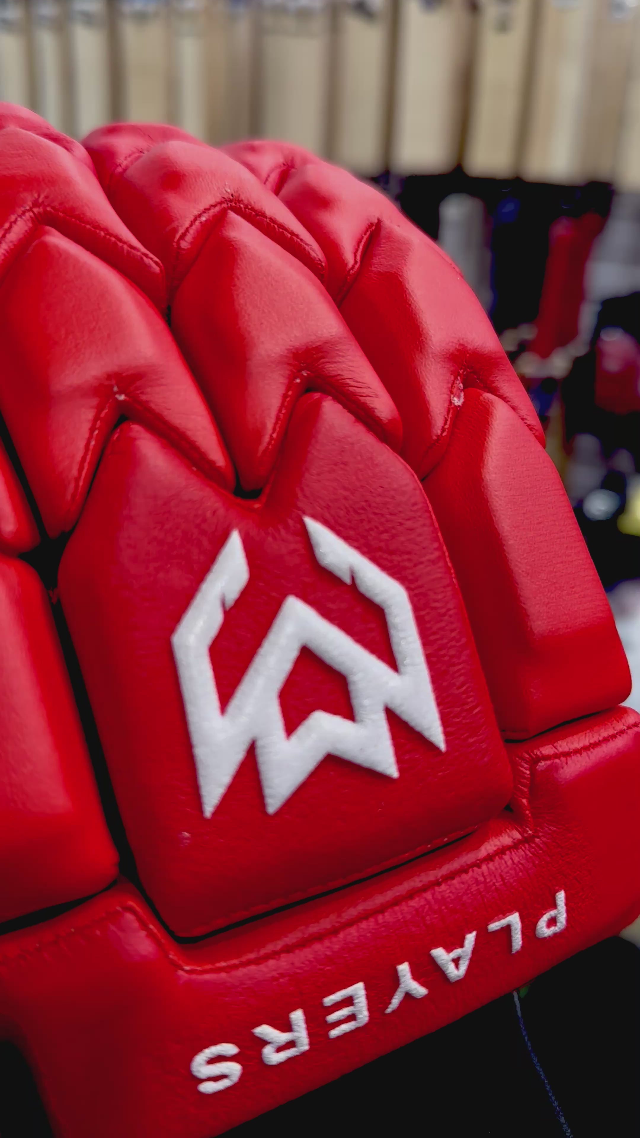 Load video: Players Edition Batting Gloves - Red