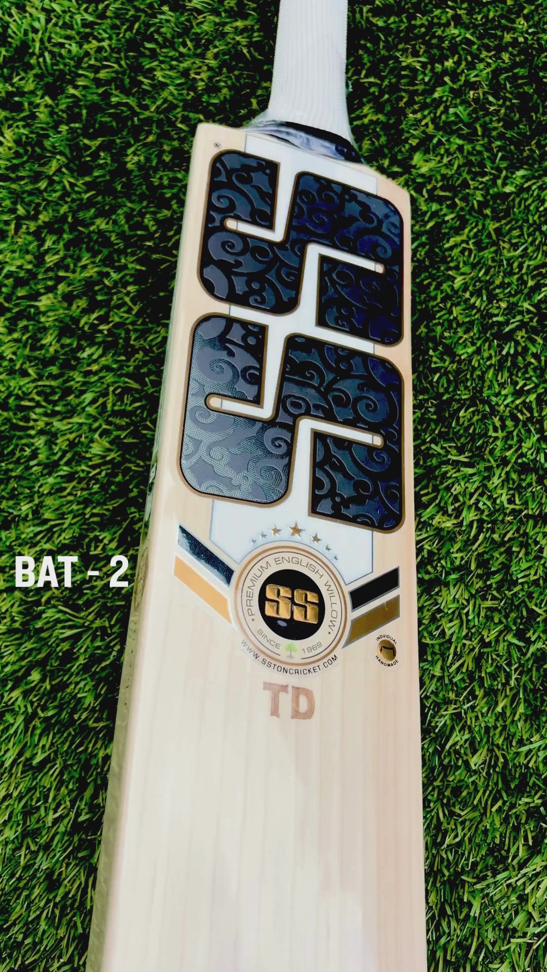 Image of SS - Tim David Players Edition Cricket Bat- SH