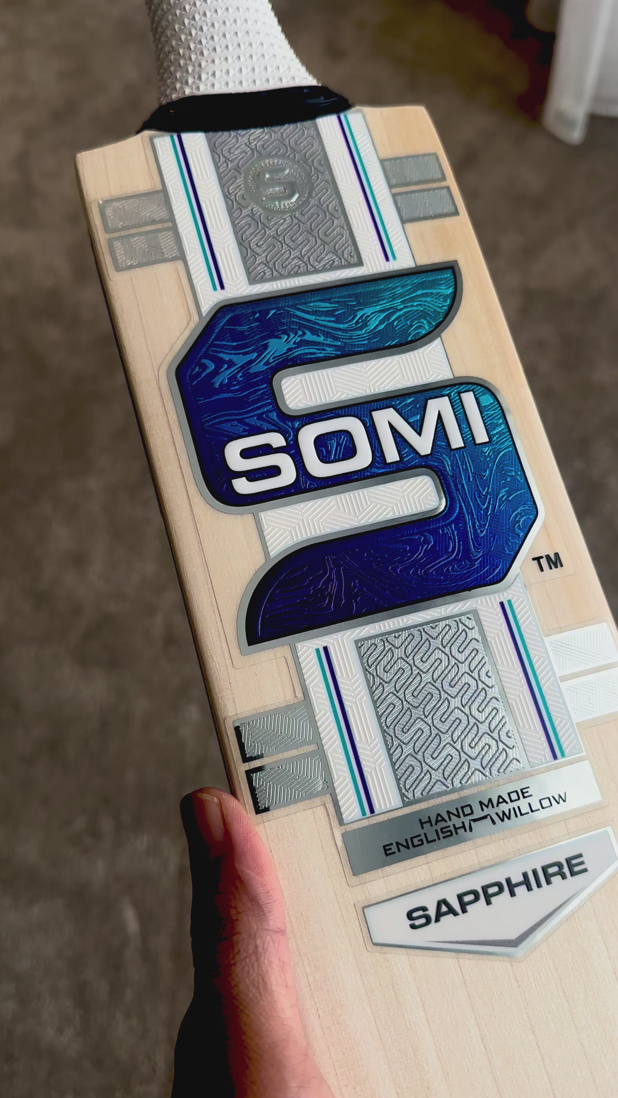 Image of SOMI Sapphire English Willow Cricket Bat - SH