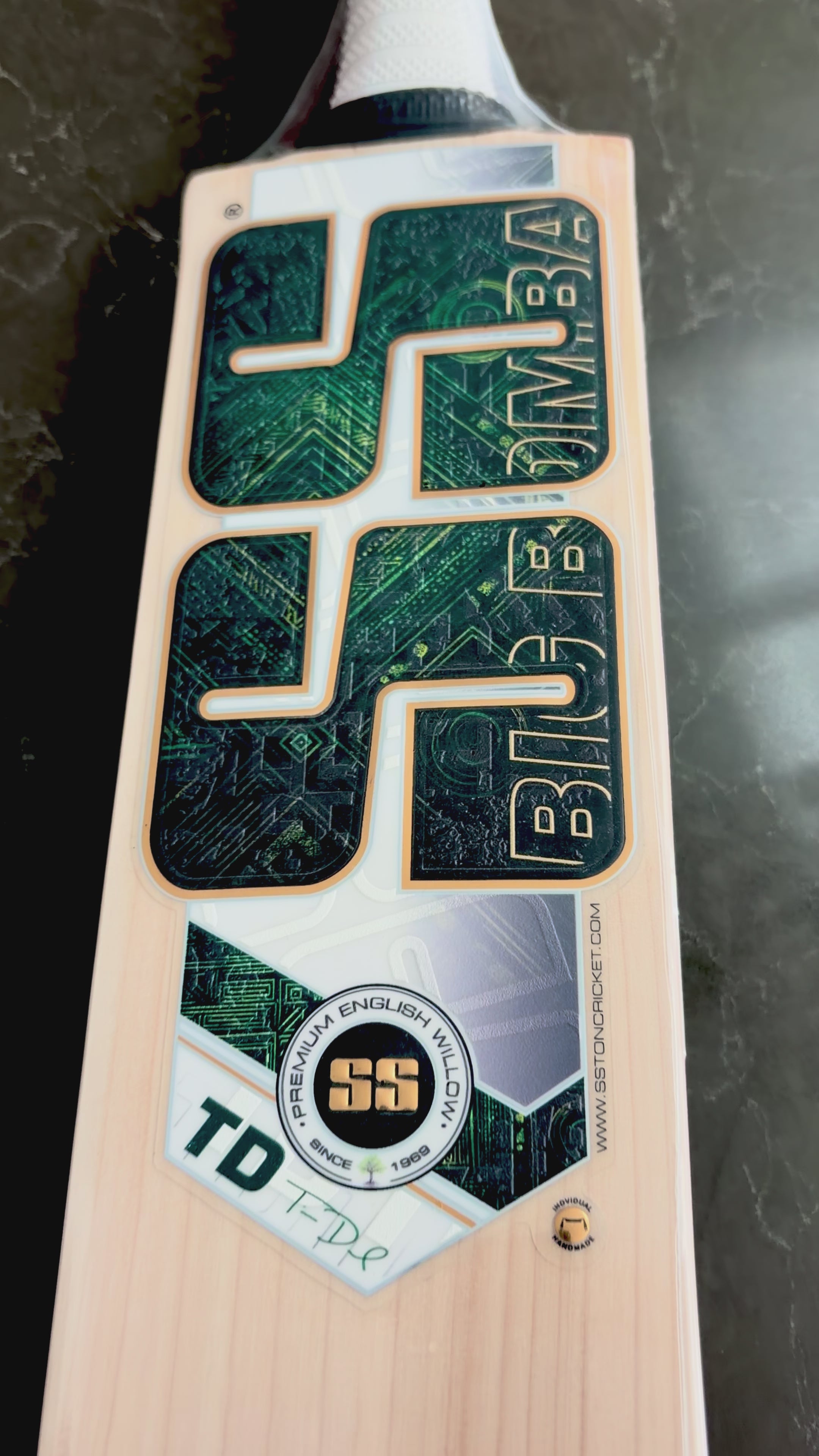 Load video: SS - Tim David Players Edition Cricket Bat- SH
