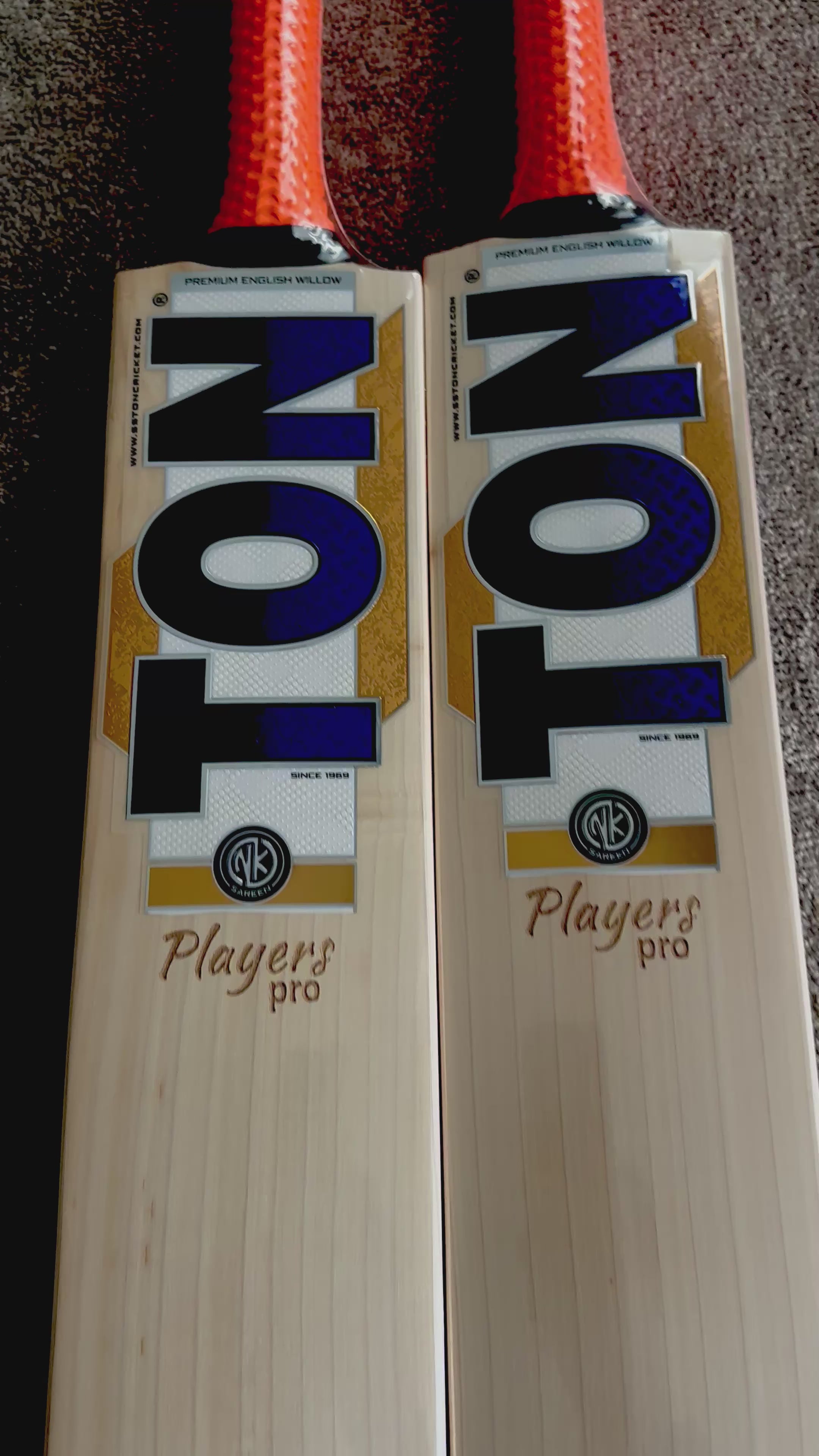 Load video: SS MS Dhoni Pro Players Cricket Bat – The Finisher’s Choice - SH