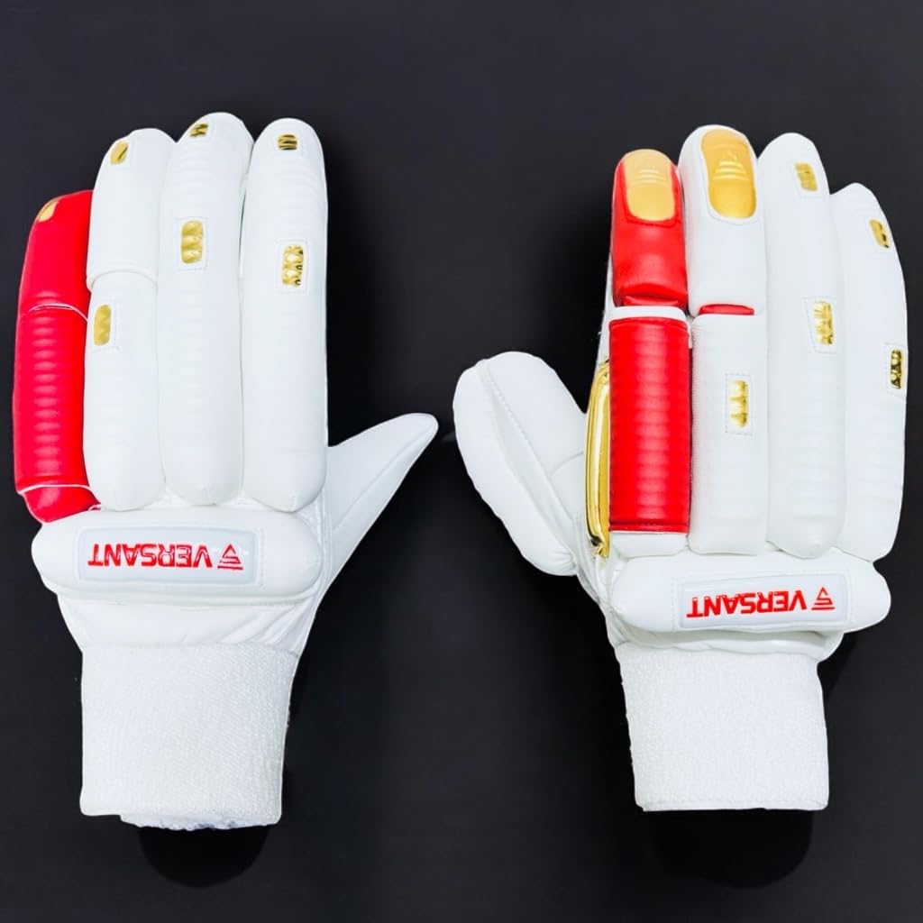 Versant ShowMan Gill batting gloves palm view with leather grip